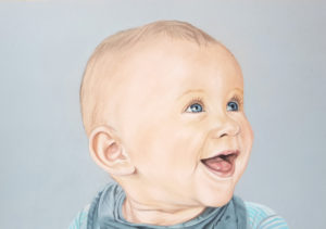 Portrait, Babygemälde, Inga Prasse